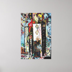 J. P. - MALE and FEMALE - 1942-1943 - Abstract - Canvas Print