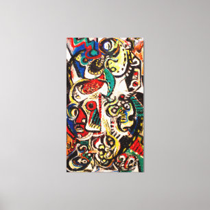 J. P. - MASQUED IMAGE - 1938 - Abstract - Canvas Print