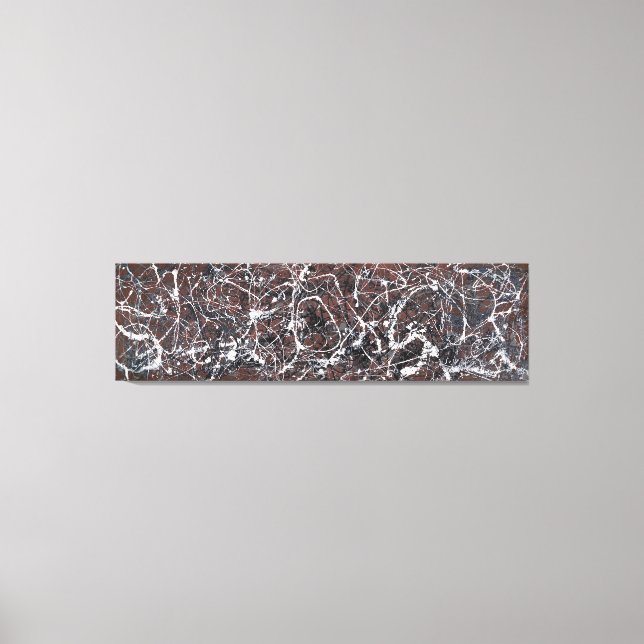 J. P. - Number 13A Arabesque - 1948 - Abstract Art Canvas Print (Front)