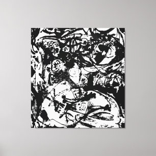 J. P. - NUMBER 18 - 1951 - Abstract Expressionism  Canvas Print