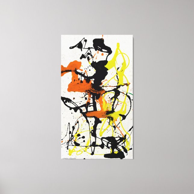 J. P. - Number 26 - 1949 - Action painting - Canvas Print (Front)