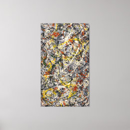 J. P. - Number 3 TIGER - 1949 - Action painting Canvas Print