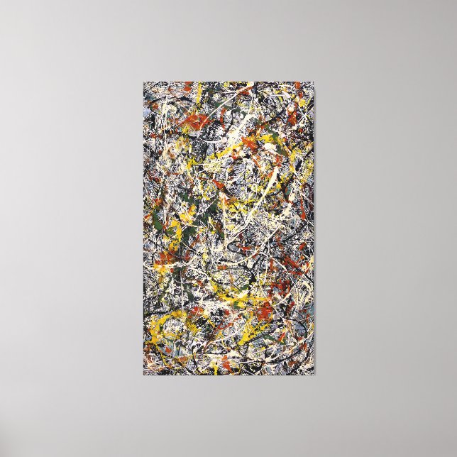 J. P. - Number 3 TIGER - 1949 - Action painting Canvas Print (Front)