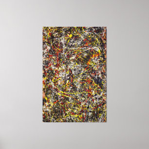 J. P. - Number 5 - 1948 - Action painting - Canvas Print