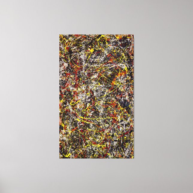 J. P. - Number 5 - 1948 - Action painting -  Canvas Print (Front)