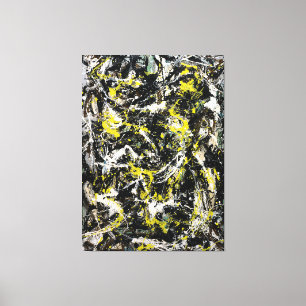 J. P. - NUMBER 5 - 1950 - Action painting - Canvas Print