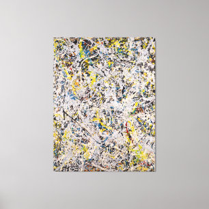J. P. - Number 9 - 1949 - Action painting - Canvas Print
