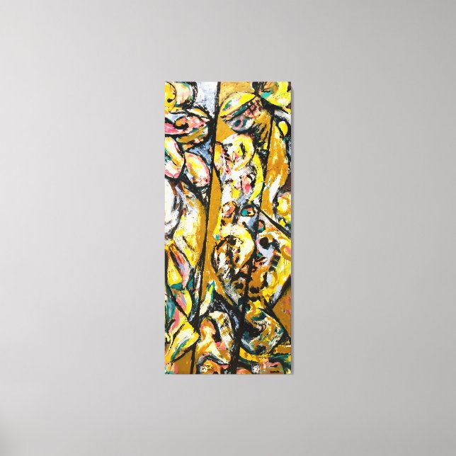 J. P. - RITUAL - 1953 - Abstract Expressionism -  Canvas Print (Front)