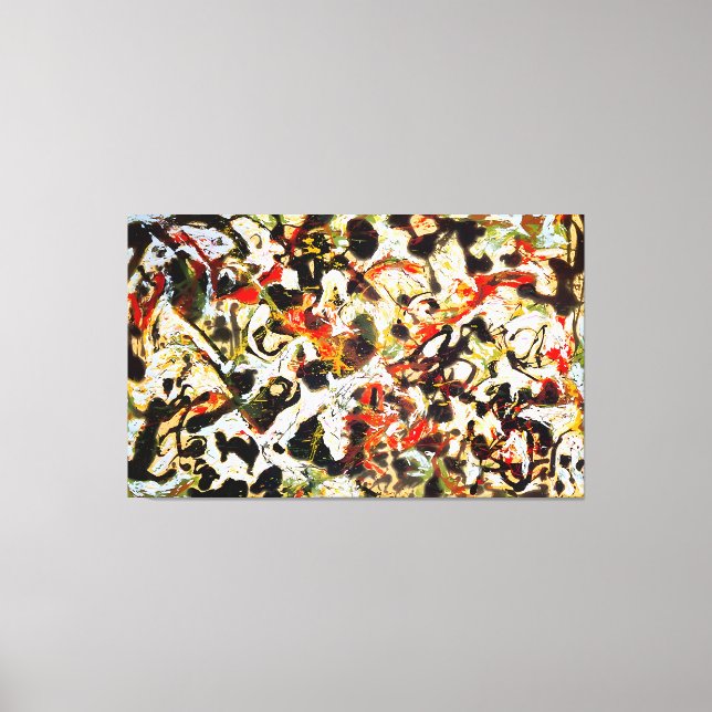 J. P. - SEARCH - 1955 - Abstract Expressionism -  Canvas Print (Front)