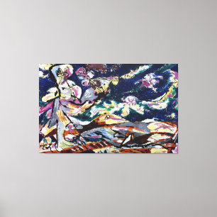 J. P. - SLEEPING EFFORT - 1953 - Abstract - Canvas Print