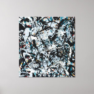 J. P. - TWO SIDED PAINTING - 1950-1951 -Abstract- Canvas Print