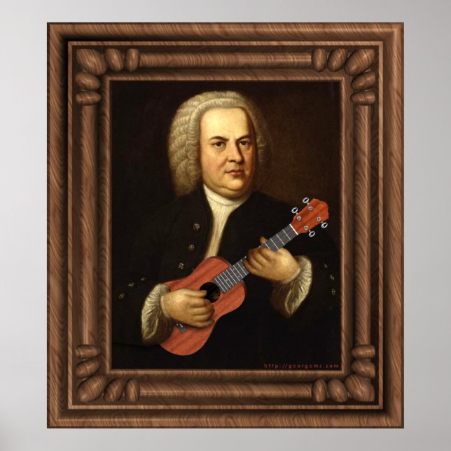 J.S. Bach on Uke Poster (Front)