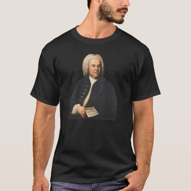 J.S. Bach portrait T-Shirt (Front)