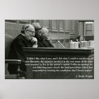 J. Skelly Wright Poster