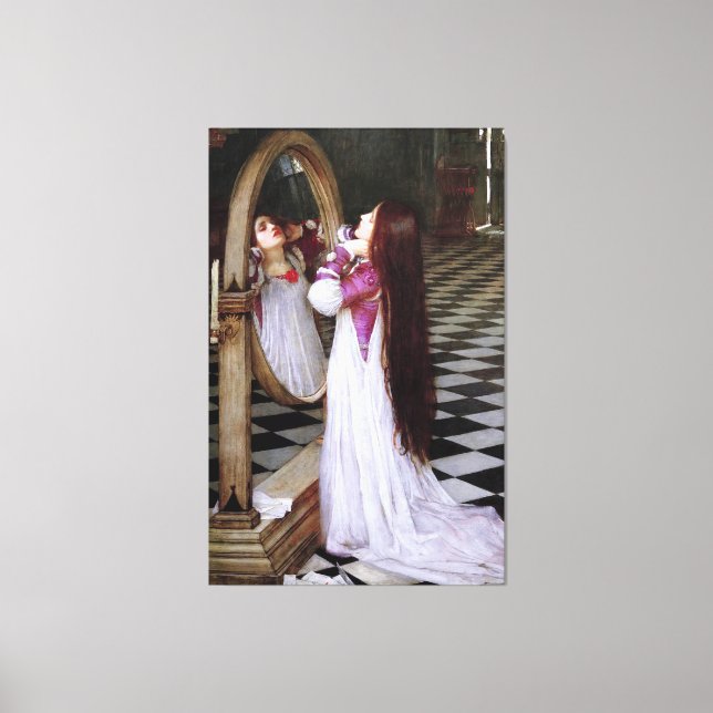 J. W. WATERHOUSE - MARIANA IN THE SOUTH - 1897 -  CANVAS PRINT (Front)