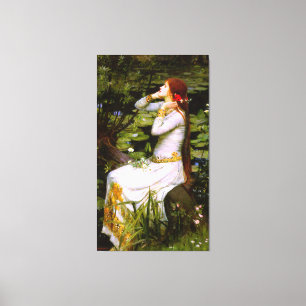 J. W. WATERHOUSE - OPHELIA - 1894 - Pre-Raphaelite Canvas Print