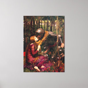  J. WATERHOUSE - THE BEAUTIFUL LADY WITHOUT MERCY  CANVAS PRINT