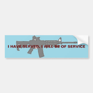 J. Wick I have served I will be of service Sticker