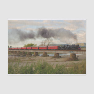 JA1271 crossing the Otaki River, NZ Tissue Paper