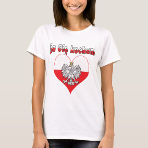 ja Cie kocham Eagle Heart T-Shirt