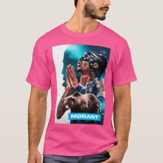 Ja Morant 12 Face Mask Basketball T-Shirt