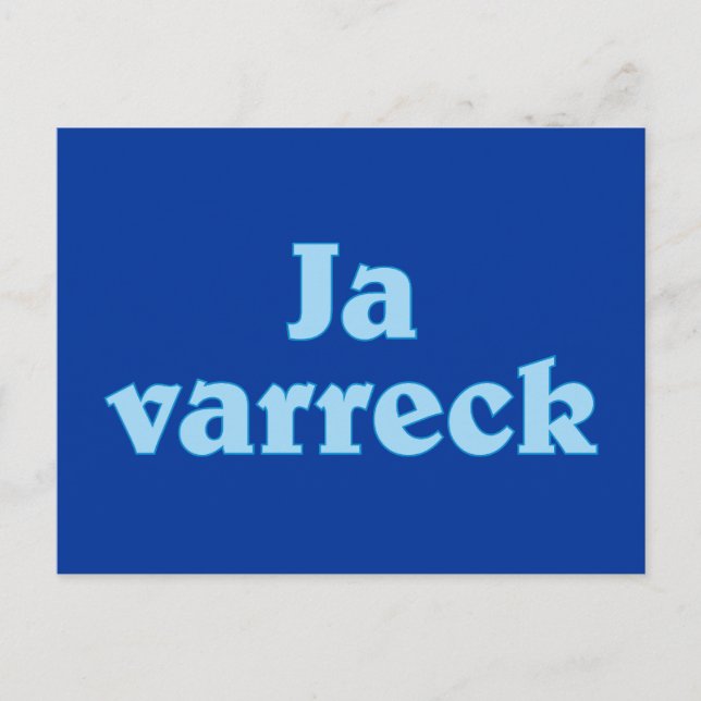 Ja varreck Bayern bayrisch bayerisch Postcard (Front)