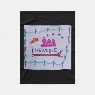 Jaa Lifestyle Company Logo Panting Fleece Blanket