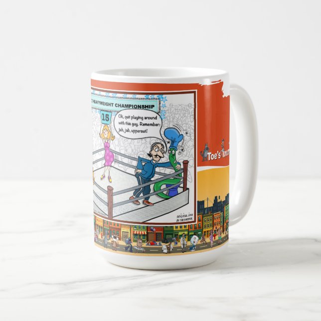 Jab Jab Uppercut | Encouragement Classic Coffee Mug (Front Right)