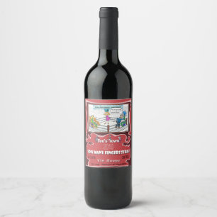Jab Jab Uppercut Encouragement Wine Label
