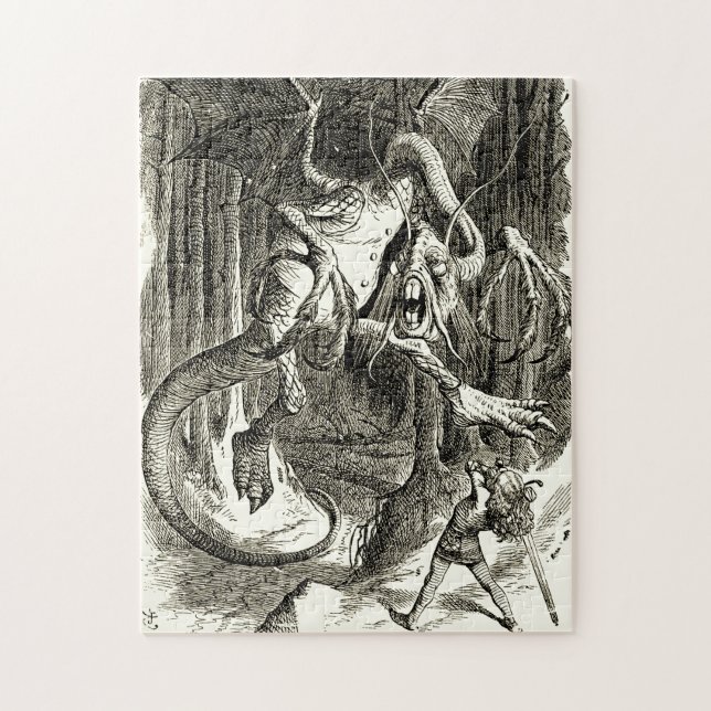 Jabberwocky Jigsaw Puzzle (Vertical)