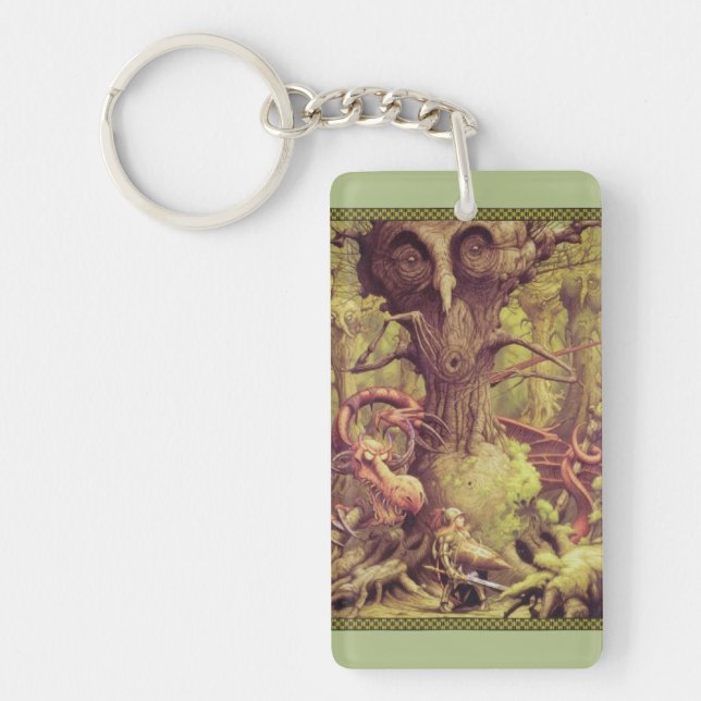 Jabberwocky Key Ring (Front)