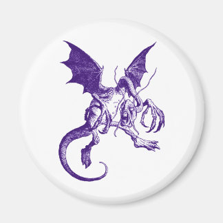 Jabberwocky Purple Magnet