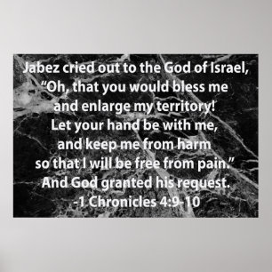 Jabez's Prayer Poster