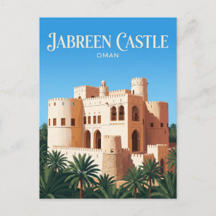 Jabreen Castle Oman Postcard