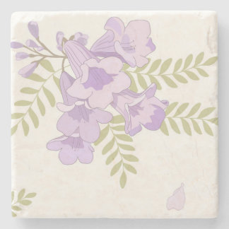 Jacaranda Blooms Australian Floral Coaster