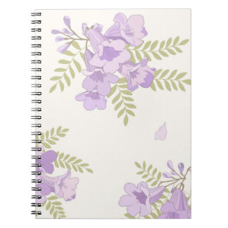Jacaranda Blooms Australian Floral Notebook
