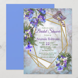 Jacaranda Blossoms Bridal Shower Invitation