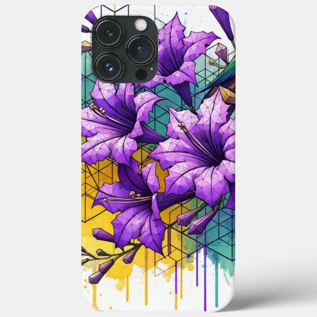 Jacaranda flower phone case (Back)