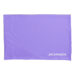 Jacaranda purple color name pillowcase