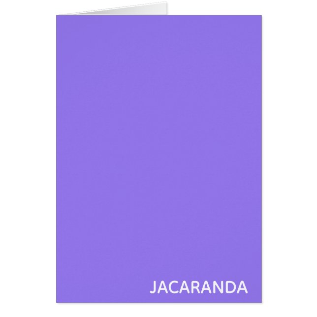 Jacaranda purple colour name (Front)
