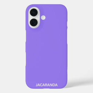Jacaranda purple colour name iPhone 16 case