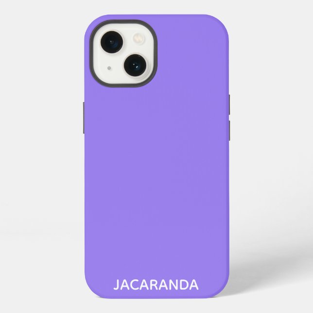 Jacaranda purple colour name Case-Mate iPhone case (Back)