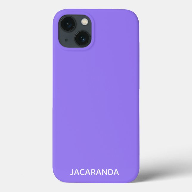 Jacaranda purple colour name Case-Mate iPhone case (Back)