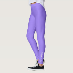 Jacaranda purple colour name leggings