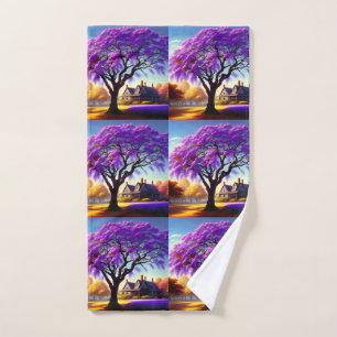 Jacaranda Tree Farm House, Hand Towel