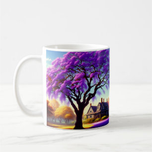 Jacaranda Tree Farm House, Mug