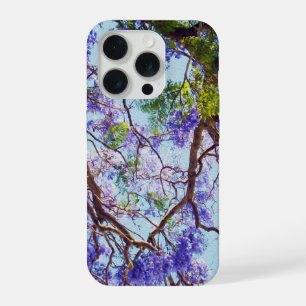 Jacaranda Tree Oil Paint, iPhone 15 Pro Case
