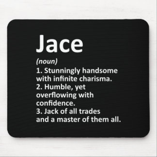 Jace Definition Personalised Name Funny Birthday Mouse Mat