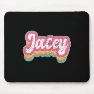 Jacey First Name Girl Vintage 70s 80s Personalised Mouse Mat