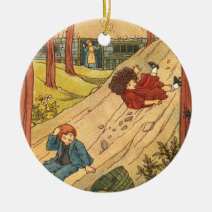 "Jack and Jill" Ceramic Tree Decoration